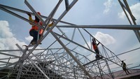 Pembangunan hunian sementara untuk korban likuifaksi terus digenjot (Foto: Dok. ANTARA FOTO/Basri Marzuki/wsj)