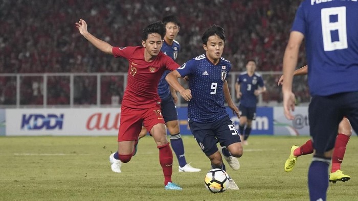 Indonesia harus kalah dari Jepang dalam babak perempat final Piala Asia U-19 2018. Foto: AFC Media Indonesia harus kalah dari Jepang dalam babak perempat final Piala Asia U-19 2018. Foto: AFC Media