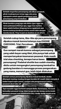 Kesaksian Penumpang Soal Masalah Di Lion Air Denpasar Jakarta