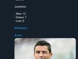 Ronaldo kini sudah pindah ke Juventus. Sejak ditinggal Ronaldo, performa Madrid langsung anjlok, sementara Juventus justru kian perkasa dengan belum terkalahka musim ini. (Foto: twitter @TheSportsman)