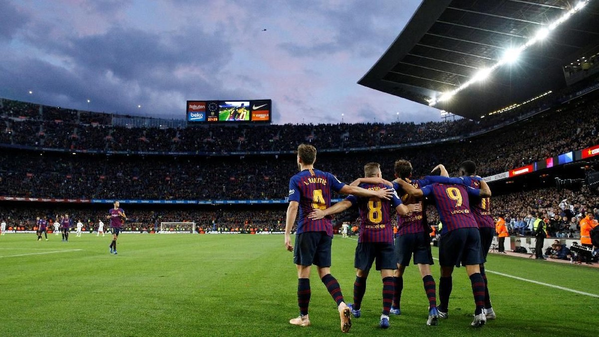 Barcelona akan tampil di final Copa del Rey melawan Valencia. (Foto: Paul Hanna/REUTERS)