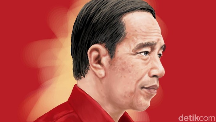 close up Jokowi