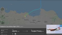 Pada 27 Oktober 2018, pesawat Lion Air rute JT 610 langsung mengarah ke timur laut baru berbelok ke utara hingga tiba di Pangkalpinang. 