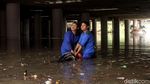 Jakarta Diguyur Hujan Lebat, Underpass Kemayoran Kebanjiran