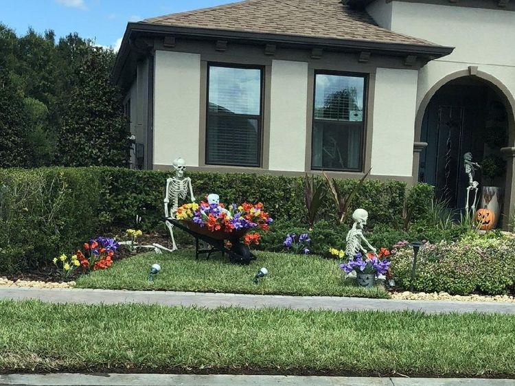 Unik! Dekorasi Halloween Rumah Ini Berubah Setiap Hari