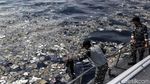 Penampakan Puing-puing di Lokasi Lion Air Jatuh