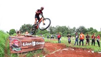 Atlet sepeda Cross Country Zaenal Fanani yang sering menjuarai balap sepeda juga mengikuti JPM Trail MTB Race di kategori Men Pro/Elite. Istimewa/JPM Bike Park.