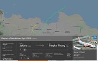 Ini Rute Terakhir Lion Air JT 610 yang Terlacak Sebelum Jatuh
