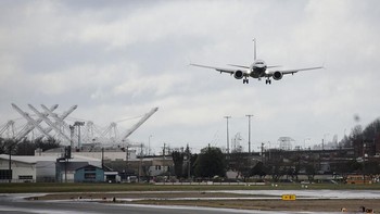 Boeing 737MAX 8 adalah pesawat yang efisien bahan bakar dan kabinnya lebih senyap. Bahan bakar 737 MAX dikatakan lebih irit 20% dibandingkan generasi sebelumnya. Foto: Getty Images