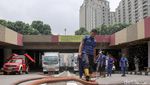 Jakarta Diguyur Hujan Lebat, Underpass Kemayoran Kebanjiran