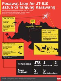 Kronologi Jatuhnya Lion Air JT-610 di Tanjung Karawang