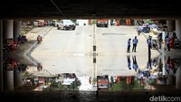 Underpass di kawasan Jakarta Pusat itu diketahui menjadi salah satu lokasi yang rawan banjir menurut peta Dinas SDA DKI Jakarta.