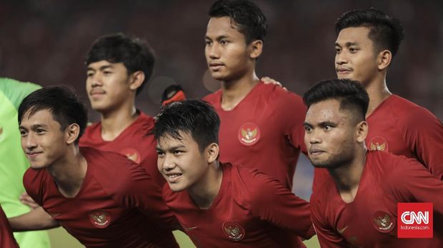 Para pemain Timnas Indonesia U-19 saat masih ditangani Indra Sjafri. (