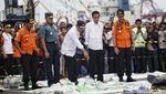 Jokowi Cek Hasil Evakuasi Lion Air JT 610