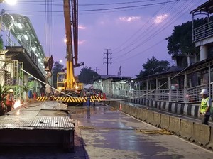 JPO Jembatan Gantung Jakbar Dibongkar, Dibangun Ulang November
