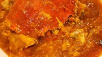 Meskipun populer di Singapura tapi chilli crab sudah jadi menu yang banyak disajikan di manapun. Restoran seafood juga banyak yang menawarkan chilli crab sebagai menu andalan. Foto : lifeisgood616