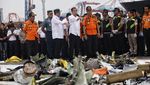 Jokowi Cek Hasil Evakuasi Lion Air JT 610