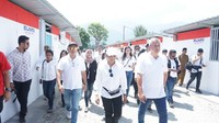Kehadiran huntara ini tentunya akan sangat bermanfaat bagi warga. Untuk itu, dia mendorong agar hunian sementara ini bisa cepat selesai agar segera bisa ditempati warga. Dok. Kementerian BUMN.