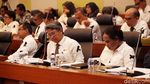 Berduka Peristiwa Lion Air, Sri Mulyani Berpita Hitam Rapat di DPR