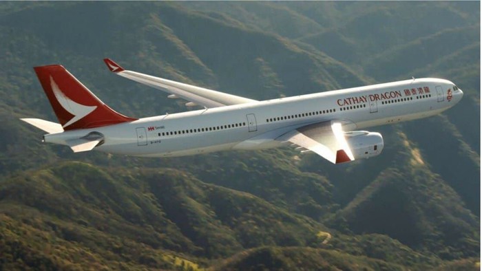 Ilustrasi pesawat Cathay Dragon