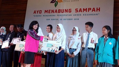 OJK Gandeng BNI Canangkan Gerakan Menabung Sampah