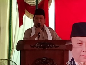Datangi Ponpes di Magetan, Prabowo Enggan Disebut Kampanye