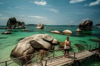 Foto-foto di Tanjung Kelayang (Sendy Aditya Saputra/Istimewa/Kemenpar)