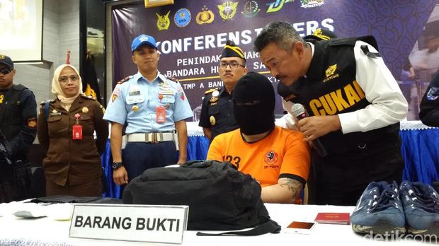 Penyelundupan Sabu Senilai Rp 2 M via Bandara Husein Digagalkan