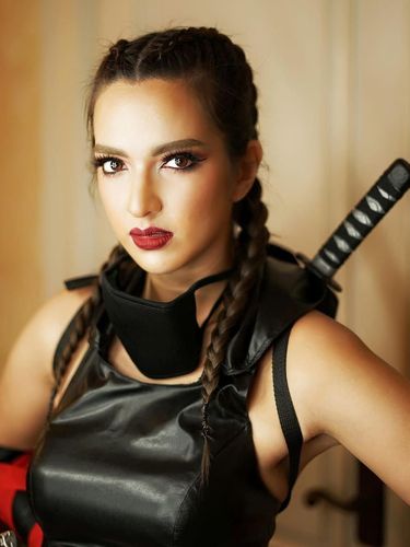 Nia Ramadhani jadi ninja seksi di Halloween 2018 ini.