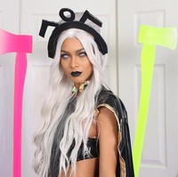 Penampilan dramatis Lais Ribeiro sebagai Storm. Foto: Instagram