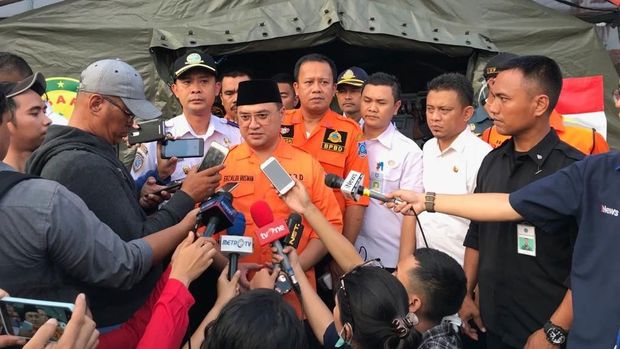 Gubernur Babel Tinjau Posko Utama Basarnas di JICT Tanjung Priok