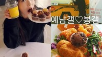 Melihat Instagramnya pelantun lagu Cant Love You Anymore ini sebenarnya doyan makan. Tuh lihat berapa banyak kue dan cookies yang ia makan ini. Foto: Instagram dlwlrma