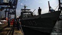 Kapal-kapal milik TNI AL bersandar pagi tadi dan siap melanjutakan misi kembali.