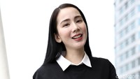 Jill Gladys menyambangi redaksi detikHOT belum lama ini. Foto: Asep Syaifullah