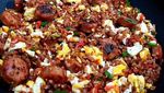 Lapar Banget? Sarapan Saja Nasi Goreng Sosis yang Gurih Mantap