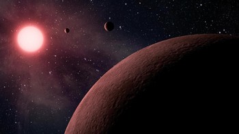 Sistem KOI-961, punya tiga exoplanet terkecil yang mengorbit bintang. Foto: NASA