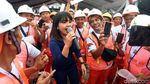 Senangnya Tenaga Kerja Konstruksi Terima Sertifikasi dari Jokowi