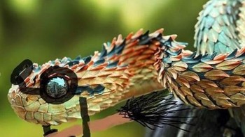 Bukan cuma Harry Potter, ular ini juga bisa naik sapu terbang. Mungkin dia sedang berniat untuk main Quidditch. Foto: Instagram/9GAG