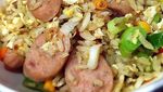 Lapar Banget? Sarapan Saja Nasi Goreng Sosis yang Gurih Mantap