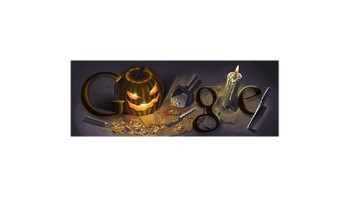 Sederhana, doodle tahun 2008 ini ternyata buah karya dari Wes Craven yang identik dengan beragam novel dan film horor. (Foto: Google.com)