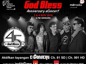 Konser Anniversary ke-45 God Bless Digelar Malam Ini!