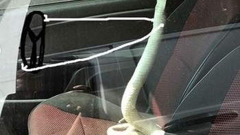 Kalau ular yang nyetir bagaimana dia injak remnya ya. Foto: Instagram/9GAG