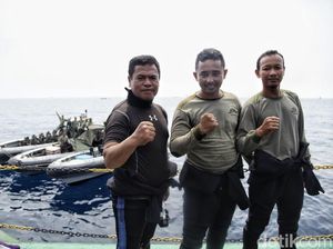 Potret TNI AL yang Temukan FDR Black Box Lion Air