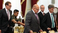 Pertemuan tersebut digelar di Istana Merdeka, Jakarta, Kamis (1/11/2018).
