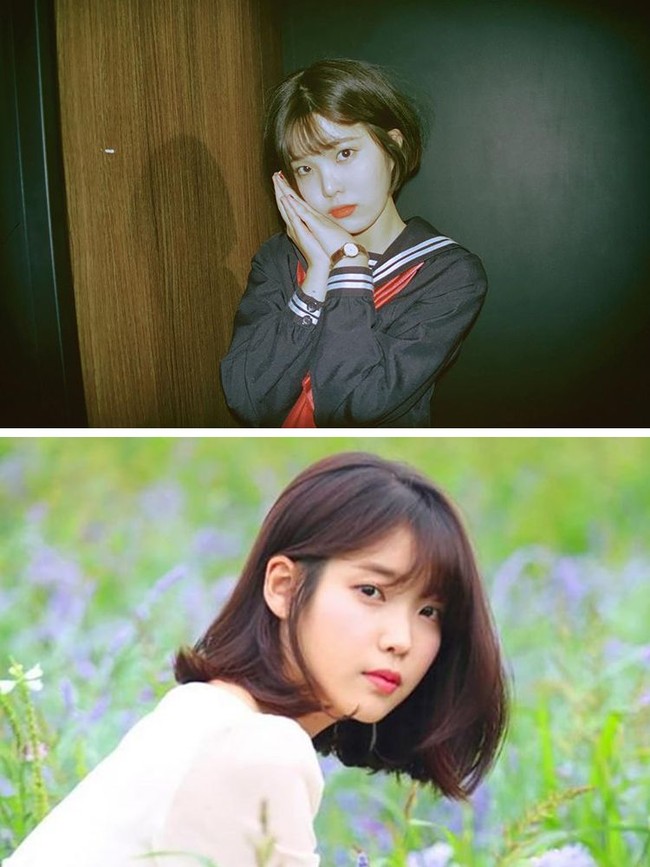 Kemiripan paras Chung Ah dengan IU bahkan membuat netizen bingung. Beberapa dari mereka mengaku sulit membedakan keduanya. Foto: Instagram