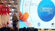 Gaya Jokowi Buka Pameran Indonesia Science Expo 2018