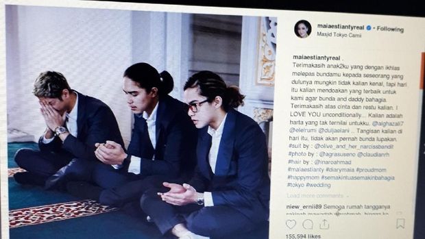 Al, El, dan Dul Menangis Lihat Maia Estianty Menikah Lagi
