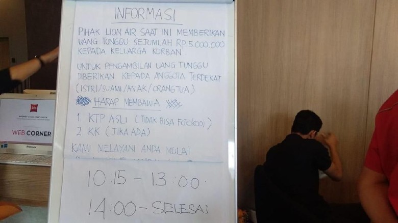 Baru 41 Keluarga Korban Lion Air yang Klaim Uang Tunggu Baru 41 Keluarga Korban Lion Air yang Klaim Uang Tunggu