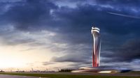 Desain menara kontrol bandara (Istanbul Grand Airport)