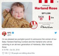 Ini Dia 'Baby Harland' yang Dapat Rp 161 Juta dari KFC!